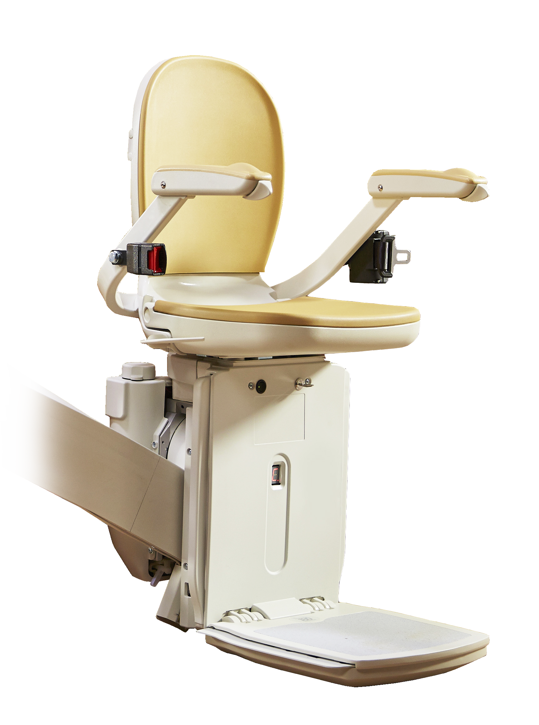 Acorn curved Stairlift angle view in Minnesota